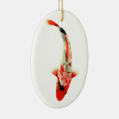 Ornement En Céramique 2010 rouge Koi (Droite)