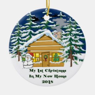 Ornement En Céramique 2018 mon nouveau Noël à la maison