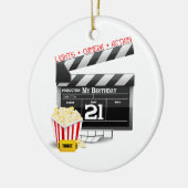 Ornement En Céramique 21e anniversaire de la fête du cinéma (Gauche)