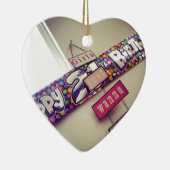 Ornement En Céramique 21ème Anniversaire (Droite)