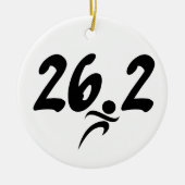 Ornement En Céramique 26,2 marathon (Devant)