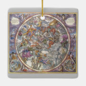 Ornement En Céramique 2 Cartes différentes des constellations chrétienne (Dos)