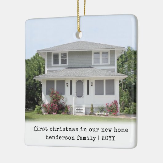 Ornement En Céramique 2 Photo Simple Machine à écrire Noël Ménage (Gauche)