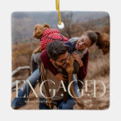 Ornement En Céramique 2 Photos Moderne Engagé Couleur modifiable (Devant)