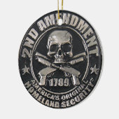 Ornement En Céramique 2ème Médaille d'amendement (Gauche)