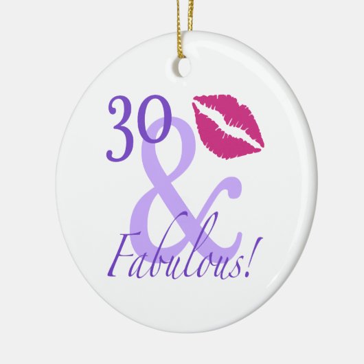 Ornement En Céramique 30 Et Fabuleux (Gauche)