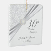 Ornement En Céramique 30e anniversaire de la perle (Droite)