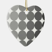 Ornement En Céramique 50 nuances de cercles gris (Droite)