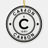 Ornement en céramique à élément de carbone (Devant)
