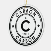 Ornement en céramique à élément de carbone (Gauche)