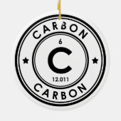 Ornement en céramique à élément de carbone (Dos)