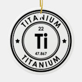 Ornement en céramique à élément titane (Devant)