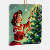 Ornement En Céramique A Funny Sarcastic and Nostalgic Retro Christmas (Droite)