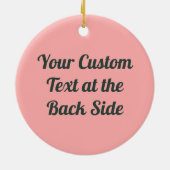 Ornement en céramique à l'icône de fraise (Dos)