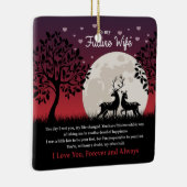 Ornement En Céramique À ma future épouse (Droite)