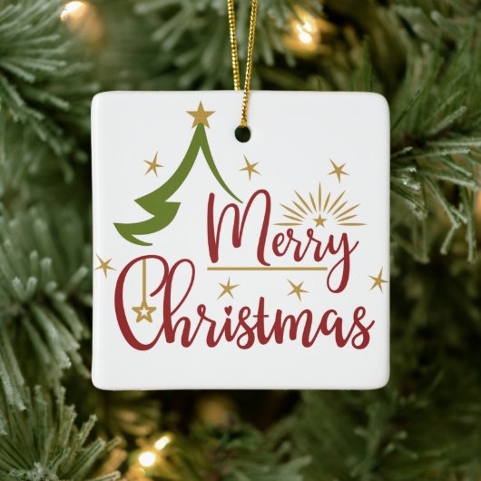 Ornement En Céramique A Minimalistic Christmas (Arbre)