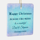 Ornement En Céramique A travers les Miles Noël 2020 Papa & Stepmere (Droite)