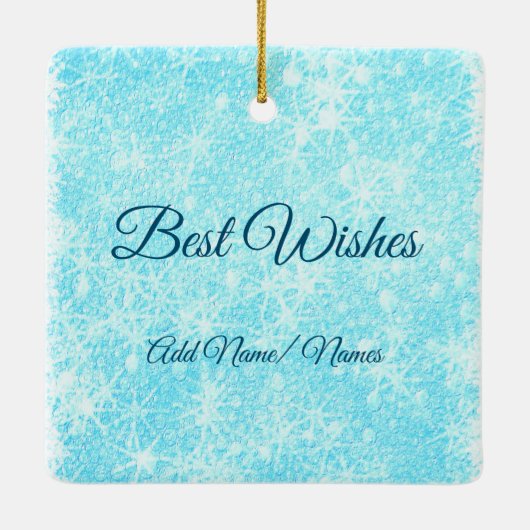 Ornement En Céramique A travers les Miles Noël 2020 Papa & Stepmere (Dos)