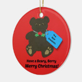 Ornement En Céramique À un cher petit-fils à Noël (Gauche)