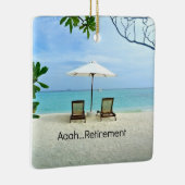 Ornement En Céramique Aaah...Retraite (Droite)