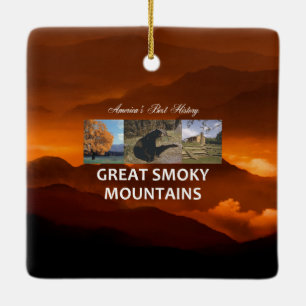 Ornement En Céramique ABH Great Smoky Mountains