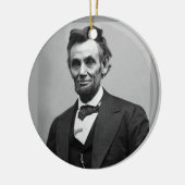 Ornement En Céramique Abraham Lincoln (Gauche)