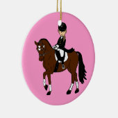 Ornement En Céramique Accessoire de ressourcement pour cavalier et cheva (Droite)