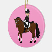 Ornement En Céramique Accessoire de ressourcement pour cavalier et cheva (Gauche)