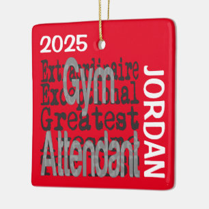 Ornement En Céramique Accompagnateur de gym Extraordinaire PERSONNALISÉ