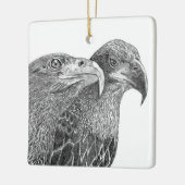 ORNEMENT EN CÉRAMIQUE ACCUEIL PLUS FORT SWFL EAGLE NEST EAGLE EYLE SPARK (Gauche)