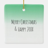 Ornement En Céramique Adieu à 2020 TP, Facemask et Sanitizer (Dos)