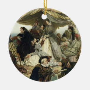 Ornement En Céramique Adieu de T33653 Mary Stuart vers la France, 1862