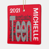 Ornement en céramique Ado Extraordinaire CUSTOM (Gauche)