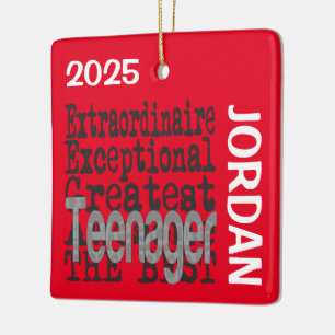 Ornement En Céramique Adolescent Extraordinaire PERSONNALISÉ