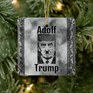 Ornement en céramique Adolf Trump