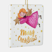 Ornement En Céramique Adorable Ange de Noël (Droite)
