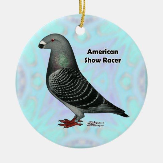 Ornement En Céramique Afficher l'ASR racer (Devant)