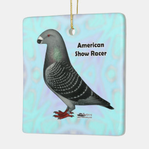 Ornement En Céramique Afficher l'ASR racer