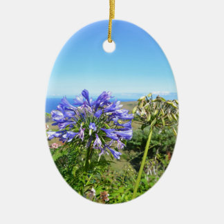Ornement En Céramique Agapanthus aux Açores