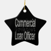 Ornement En Céramique Agent de prêt commercial Extraordinaire (Devant)