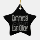 Ornement En Céramique Agent de prêt commercial Extraordinaire (Dos)