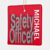 Ornement En Céramique Agent de sécurité Extraordinaire CUSTOM (Gauche)