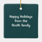 Ornement En Céramique Aigle de Bald avec un football et un casque (Dos)