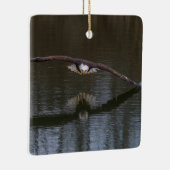 Ornement En Céramique Aigle de Bald en vol (Droite)