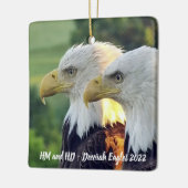 Ornement En Céramique Aigles de Decorah (Gauche)