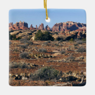 Ornement En Céramique Aiguilles du sentier de Pothole Point à Canyonland