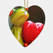 Ornement En Céramique Aime-moi....Je suis seul (Gauche)