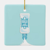 Ornement En Céramique Aioli d'ail (Dos)