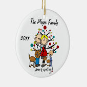 Ornement En Céramique Ajouter dans l'expectative au garçon, chien, (Droite)