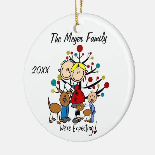 Ornement En Céramique Ajouter dans l'expectative au garçon, chien, (Gauche)